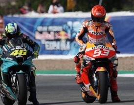 Marc Márquez vs Valentino Rossi