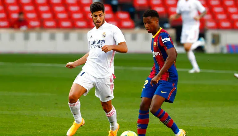 Ansu Fati en el Clasico